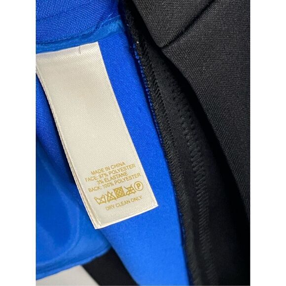 Kate Spade Color Block Blue Black White Scuba Dress Women’s Size 4 - Picture 5 of 8
